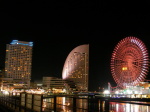 別な角度から撮影したコスモクロック21周辺の夜景